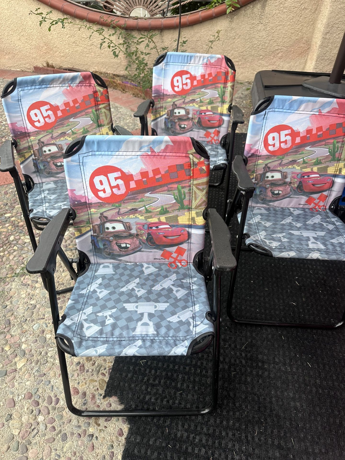 Cars Camping Chair Kids Foldable Chairs Disney