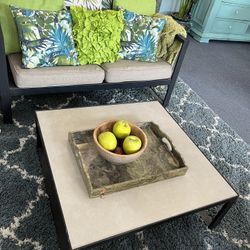 CUTE PATIO SET HEAVY DUTY METAL 