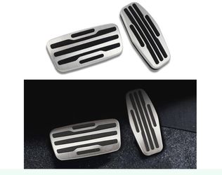 GZJUNFUGJ Car Brake And Gas Pedal Covers Compatible For Chevrolet Silverado 1 3-2025, Compatible For GMC Sierra Yukon Truck Accessorie