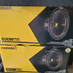 2 10s KICKER COMP WITH NEW PORTED BOX FOR TRUCK