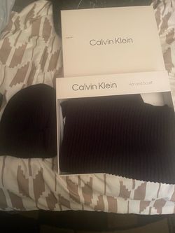 Calvin Klein Hat and Scarf Set