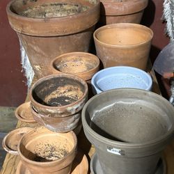 Various Size Terra Cotta Pots (Willing To Trade)