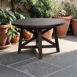 Wooden Table Can Extend To Make It Bigger 