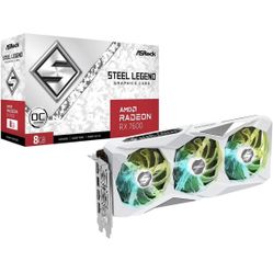 ASRock AMD Radeon RX 7600 Steel Legend 8GB graphics card