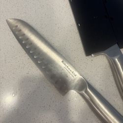 KitchenAid Japanese Steel Knife Set (5) with Sheaths – Stainless