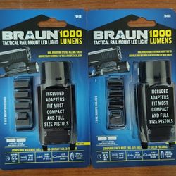 BRAUN 70460 Tactical Rail Mount LED Light