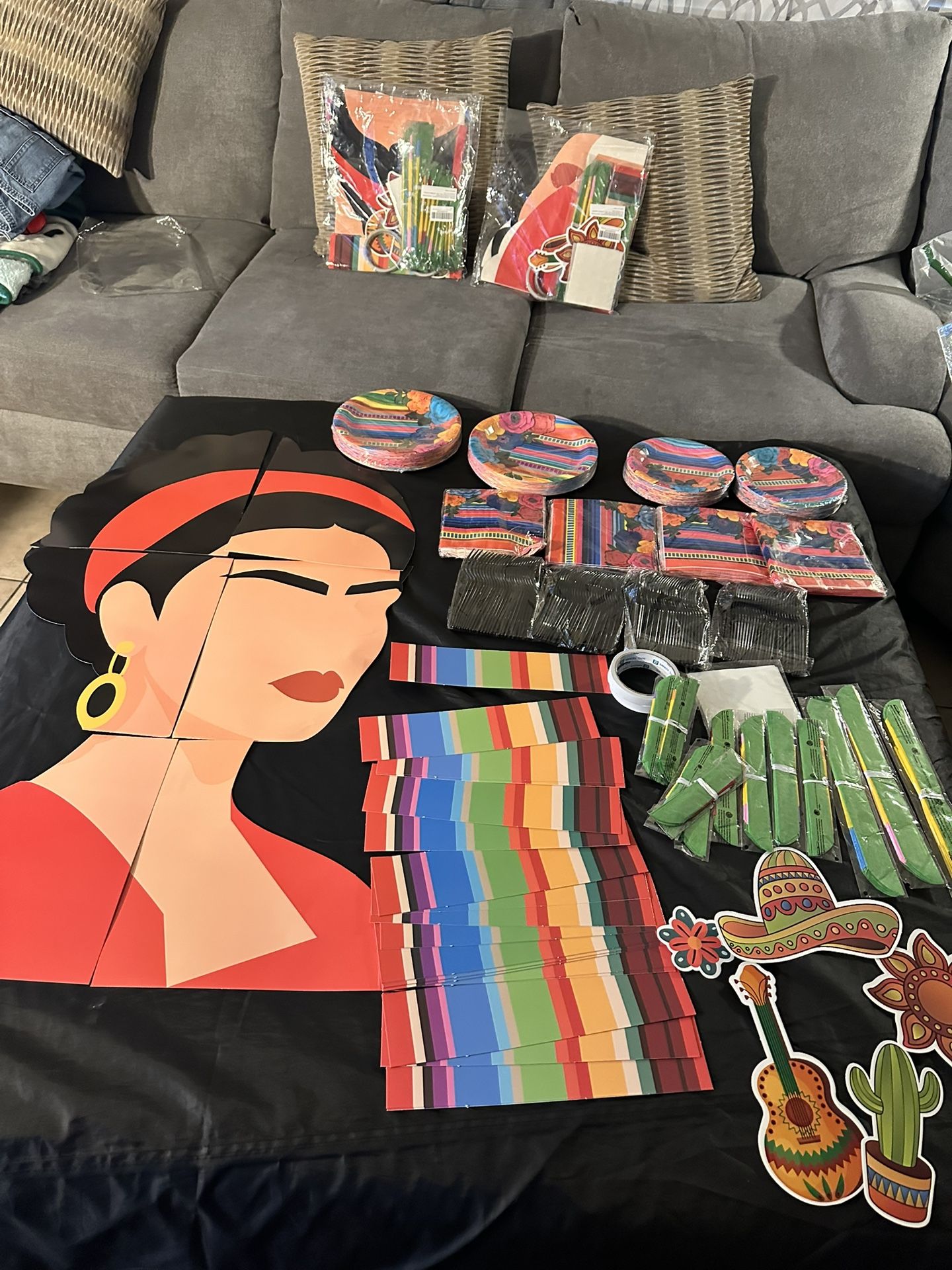 Mexican style party supplies