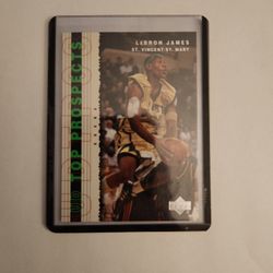 Lebron James Top Prospects Card