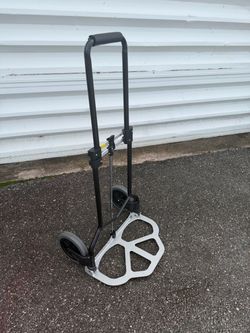 Folding Hand Truck Dolly – Portable Aluminum Moving Cart
