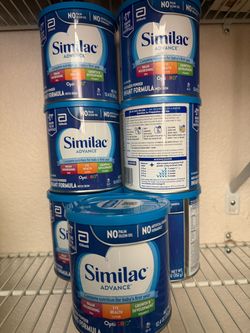 Similac advance all 7 cans
