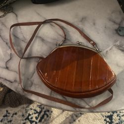 Vintage Eel Skin Clutch