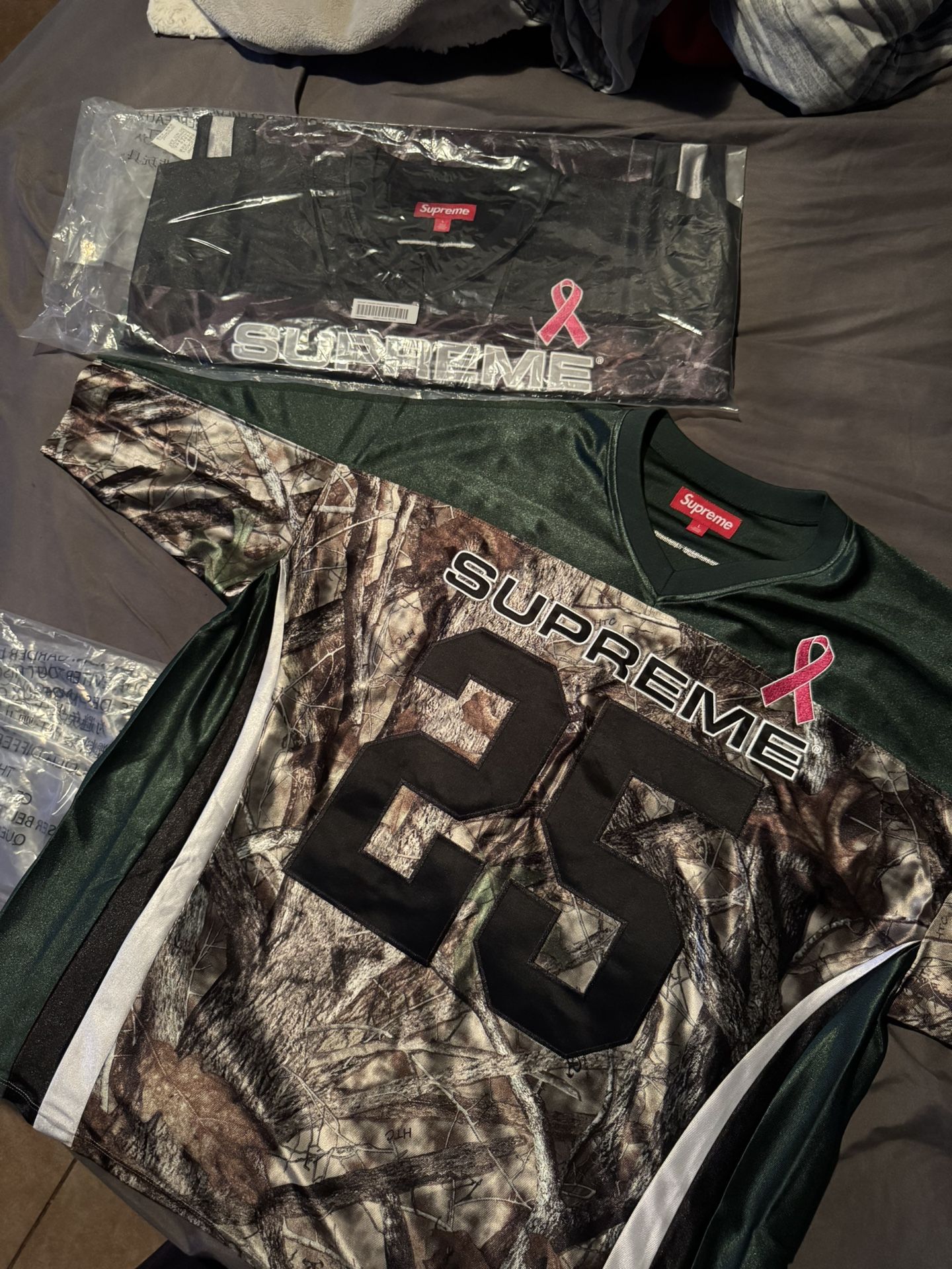 Supreme Breast Cancer Awareness Football Jersey 