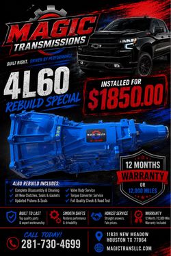 4L60-E Chevrolet transmissions