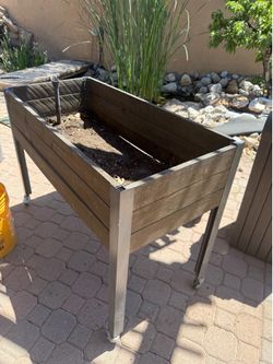 Raised flower garden
