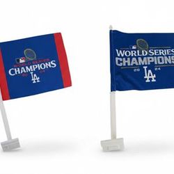 Dodgersvworld series champions 2024 car flag $10