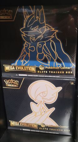 Pokemon Center Mega Lucario Mega Gardivor ETB SEALED LEGIT