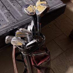 Golf Clubs With Golf Bag