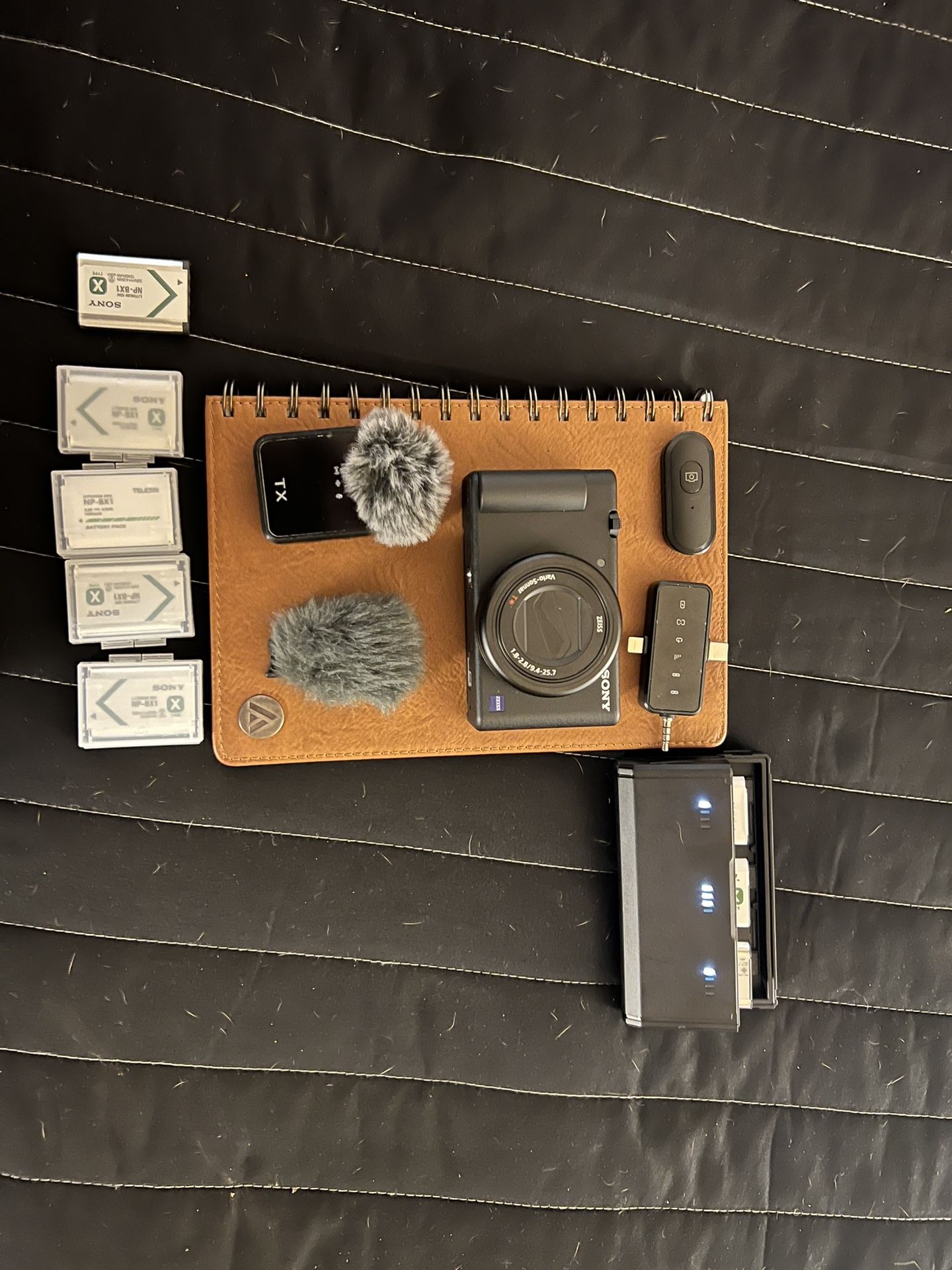 Sony Zv1 with extra batteries and accessories