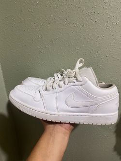 Air Jordan 1 Retro  Low 'Triple White' 2022, Authentic, Size 12