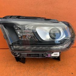 2014 2015 Dodge Durango Left Driver Halogen LED Black Headlight OEM (contact info removed)7AD