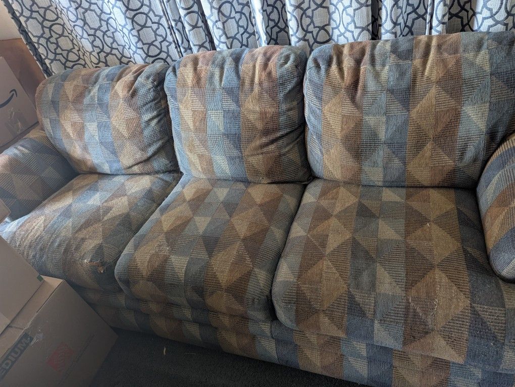 Lazyboy. Sofa, Loveseat And Ottoman