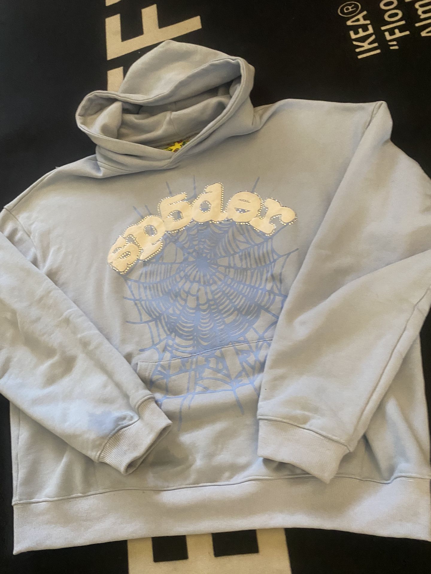 Xl Sp5der Hoodie Barley Used