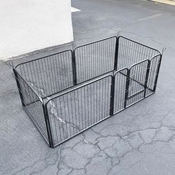 (New in Box) $70 Pet Dog Heavy Duty Playpen with 6-Panels X (24” Tall X 32” Wide)