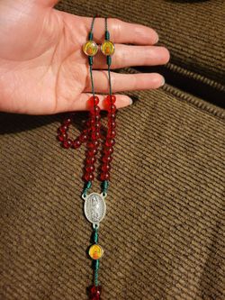 Our Lady of Guadalupe Rosario Virgen de Guadalupe Religious Gift