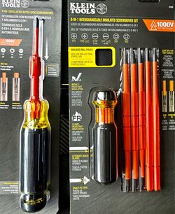 Klein Tools Insulated Screwdriver Set Bundle