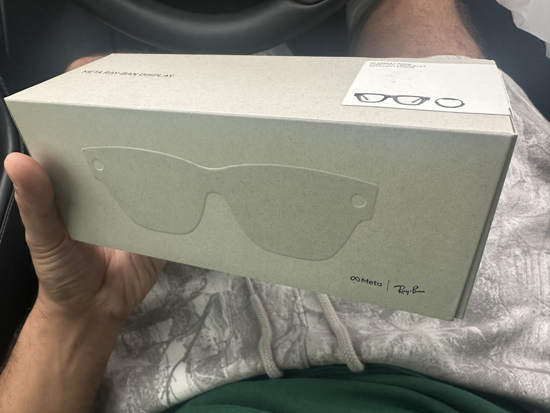 Meta Ray-Ban Display Glasses - Black (Standard Size + Neural Band Size 3)