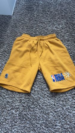 NBA yellow shorts