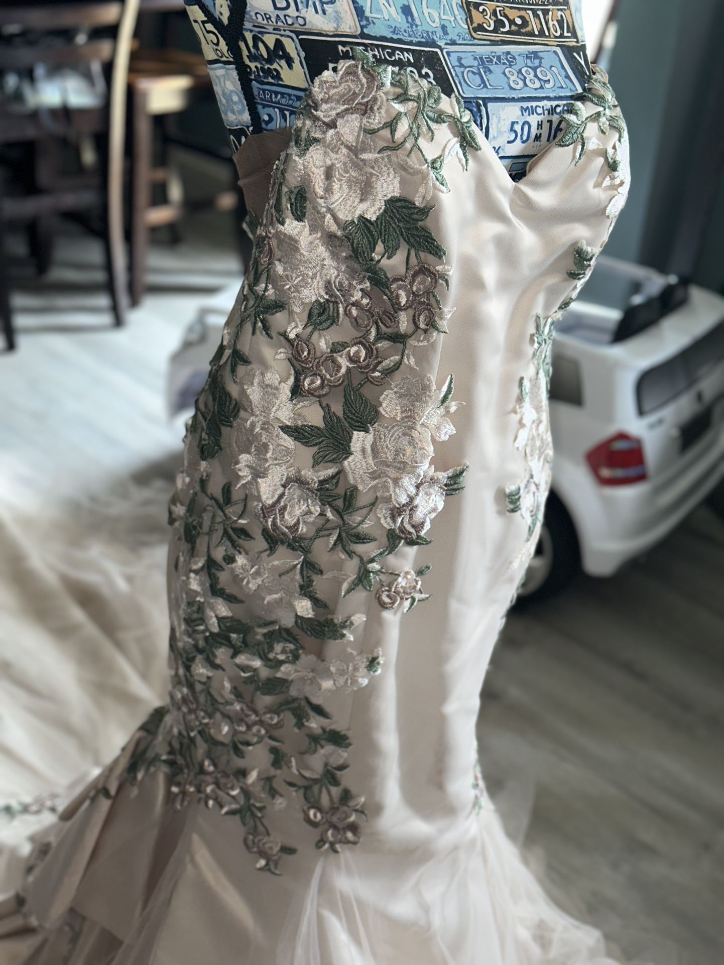 Custom Couture Wedding Dress 