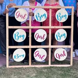 TIKTAKTOE GENDER REVEAL