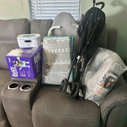 Bouncer, Stroller , Diapers , Shoes And Much More 