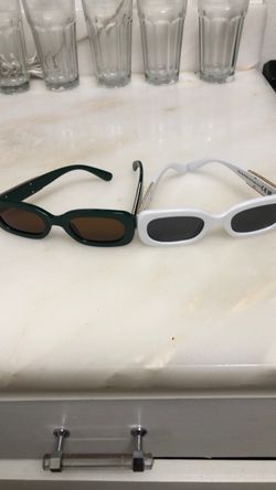 Two Pairs Rectangle Frame Sunglasses
