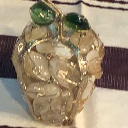 Citrine Quartz  Apple  5x3 Inches 