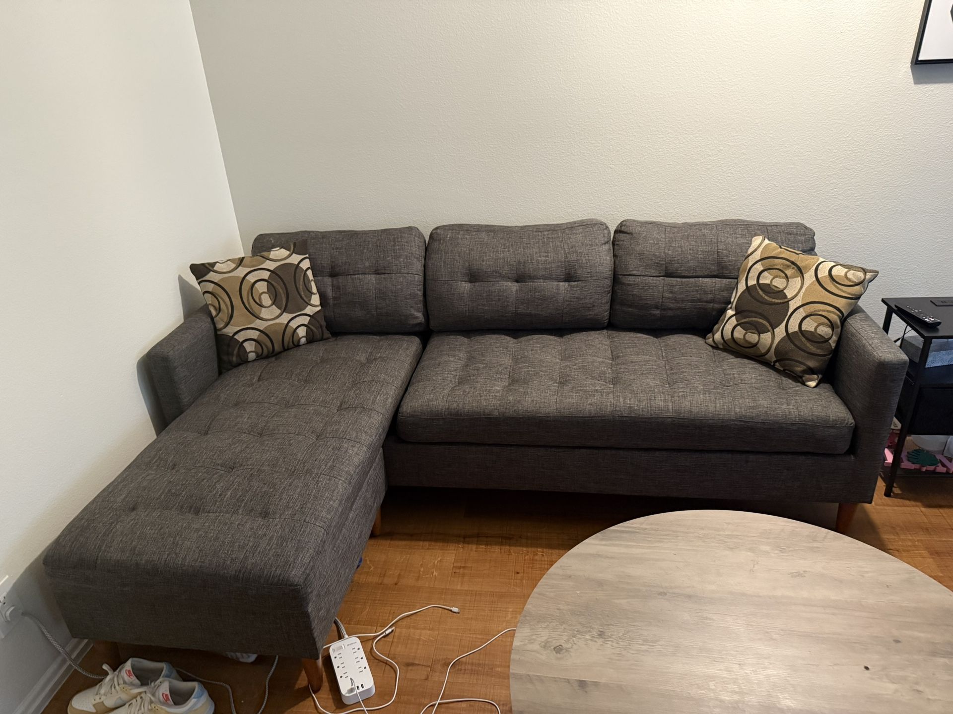 Gray Sectional Couch $150 Obo