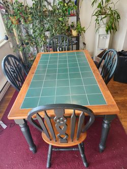 Nice heavy solid wood table