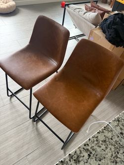 Free leather barstools