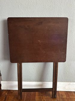 Wooden Folding TV Tray