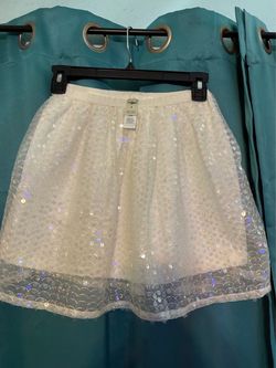 OshKosh Girls Sequin Tulle Skirt Size 8