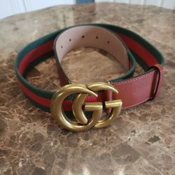 Authentic Gucci Web Belt