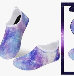 IceUnicorn Water Socks for Toddler Non Slip Aqua Socks Size 7