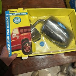 NOS Rally 3618 Door-Mount Mirror – Fits Chevy/GMC Full-Size Trucks & Vans – New in Box 