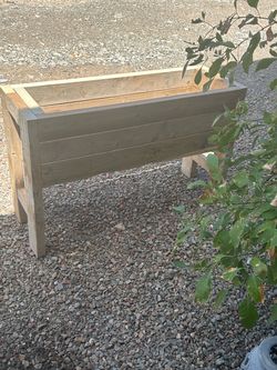WOODEN  PLANTER BOX $75