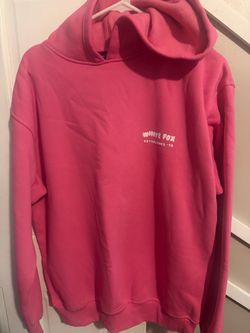 White Fox Established '13 Pink Hoodie