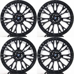 22" Staggered BMW X5 X6 X7 Wheels Rims Set of 4 22x9.5 22x10.5 5x112 745iM