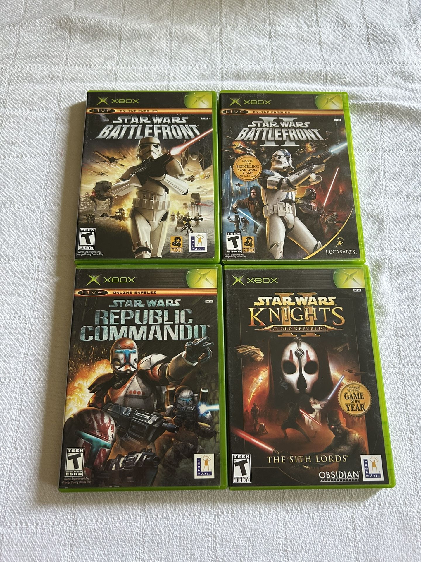 Star Wars Games Bundle Original Xbox