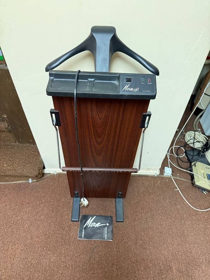 vintage Carmen Electric Pants Press Trouser Creaser Machine UK Plug