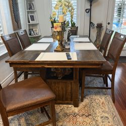 Dining Table With Six Chairs